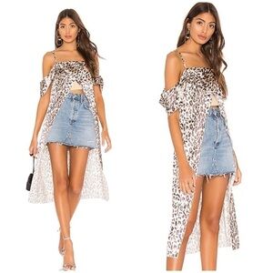 REVOLVE Lovers + Friends Sophia Leopard Print Top